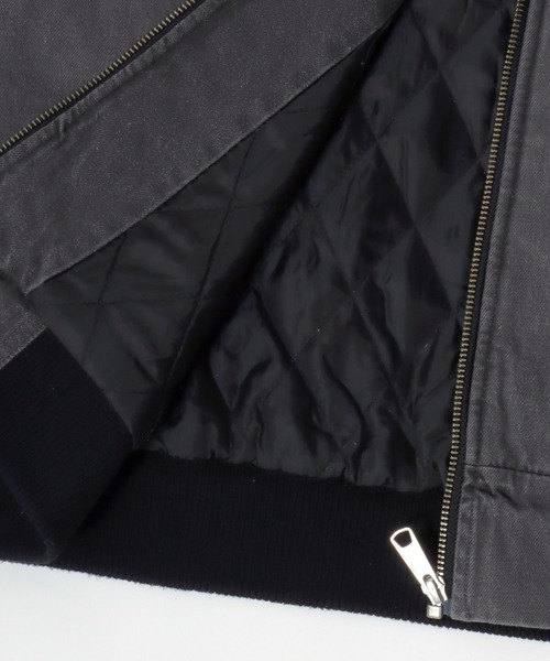 VISION STREET WEAR(ヴィジョンストリートウェア)の「2025AW VISION STREET WEAR/ヴィジョンストリートウエア ウォッシュ加工 フロント・バックロゴ刺繍 ビックシルエット 中綿 デニムフードブルゾン(ブルゾン・メンズ・パープル/ブラウン/スミクロ・M/L)」の6枚目の写真