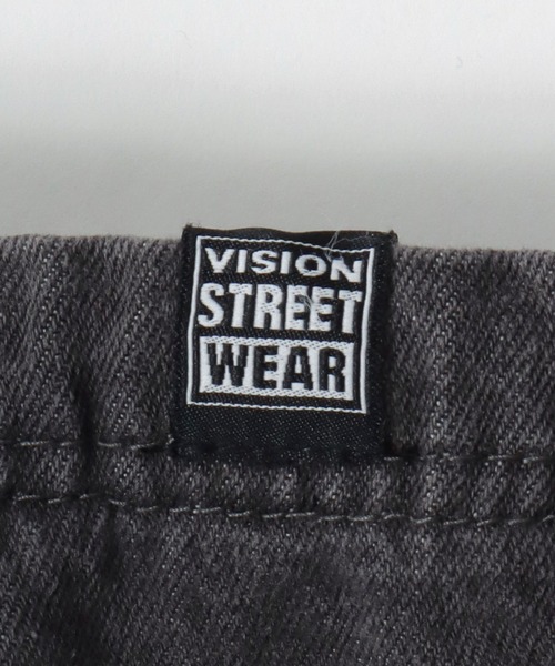 VISION STREET WEAR(ヴィジョンストリートウェア)の「2025AW VISION STREET WEAR/ヴィジョンストリートウエア ウォッシュ加工 フロント・バックロゴ刺繍 ビックシルエット 中綿 デニムフードブルゾン(ブルゾン・メンズ・パープル/ブラウン/スミクロ・M/L)」の9枚目の写真