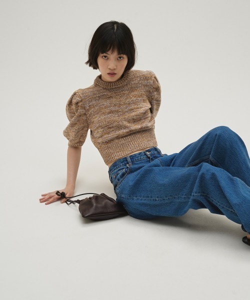 TODAYFUL（トゥデイフル）の「Drawstring Leather Bag（ハンドバッグ・レディース・ブラック/ダークブラウン・FREE）」の3枚目の写真