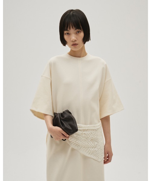 TODAYFUL（トゥデイフル）の「Drawstring Leather Bag（ハンドバッグ・レディース・ブラック/ダークブラウン・FREE）」の4枚目の写真