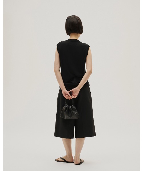 TODAYFUL（トゥデイフル）の「Drawstring Leather Bag（ハンドバッグ・レディース・ブラック/ダークブラウン・FREE）」の8枚目の写真