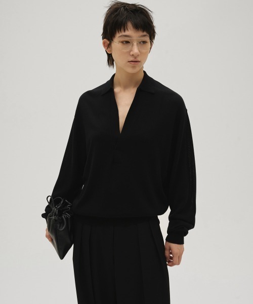 TODAYFUL（トゥデイフル）の「Drawstring Leather Bag（ハンドバッグ・レディース・ブラック/ダークブラウン・FREE）」の9枚目の写真