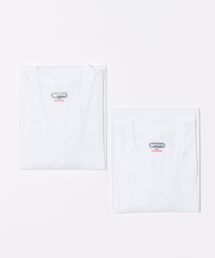 OUTDOOR PRODUCTS（アウトドアプロダクツ）の「【OUTDOOR/アウトドア】2P V首Tシャツ/2枚セット V首Tシャツ Vネック 半袖 カットソー 無地 シンプル インナー（インナーウェア/肌着・メンズ）」
