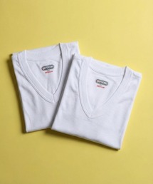 OUTDOOR PRODUCTS（アウトドアプロダクツ）の「【OUTDOOR/アウトドア】2P V首Tシャツ/2枚セット V首Tシャツ Vネック 半袖 カットソー 無地 シンプル インナー（インナーウェア/肌着）」