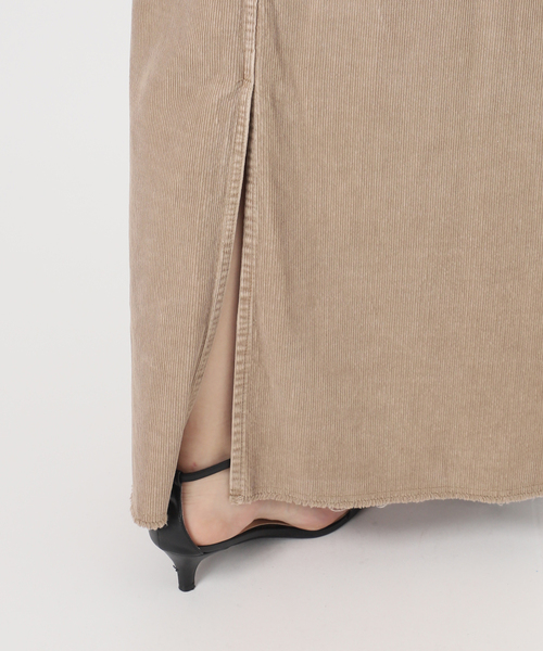 B.C STOCK（ベーセーストック）の「【WEB限定】ウォッシャブル / ヴィンテージコールトラペーズスカート（スカート・レディース・ベージュ/ブラック系その他/ブラウン・SMALL/MEDIUM）」の15枚目の写真