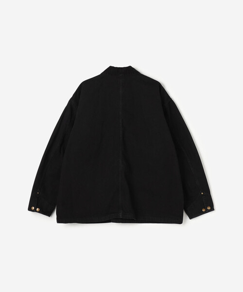 orSlow(オアスロウ)の「orSlow | RELAX FIT OXFORD COVERALL MEN(カバーオール・メンズ・ブラック・3/2)」の4枚目の写真