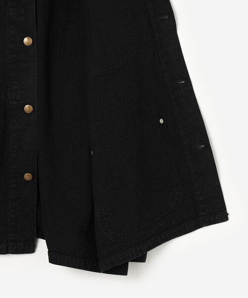 orSlow(オアスロウ)の「orSlow | RELAX FIT OXFORD COVERALL MEN(カバーオール・メンズ・ブラック・3/2)」の8枚目の写真