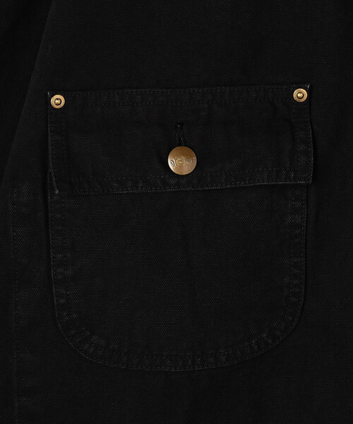 orSlow(オアスロウ)の「orSlow | RELAX FIT OXFORD COVERALL MEN(カバーオール・メンズ・ブラック・3/2)」の9枚目の写真