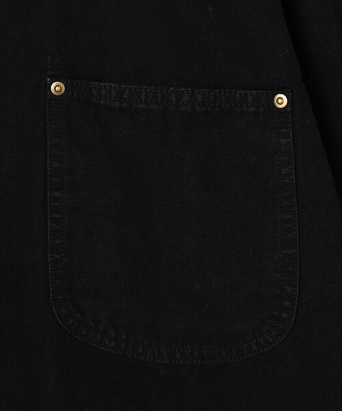 orSlow(オアスロウ)の「orSlow | RELAX FIT OXFORD COVERALL MEN(カバーオール・メンズ・ブラック・3/2)」の10枚目の写真