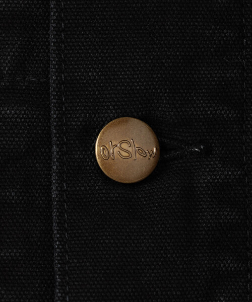 orSlow(オアスロウ)の「orSlow | RELAX FIT OXFORD COVERALL MEN(カバーオール・メンズ・ブラック・3/2)」の11枚目の写真