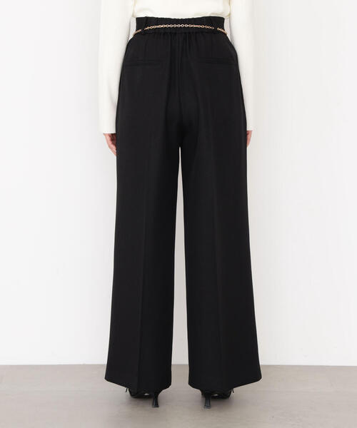 PROPORTION BODY DRESSING(プロポーションボディドレッシング)の「<谷川菜奈さんコラボ>チェーン付きワイドパンツ / 1215230903(その他パンツ・レディース・ブラウン/ブラック・SMALL/P/S/MEDIUM)」の9枚目の写真