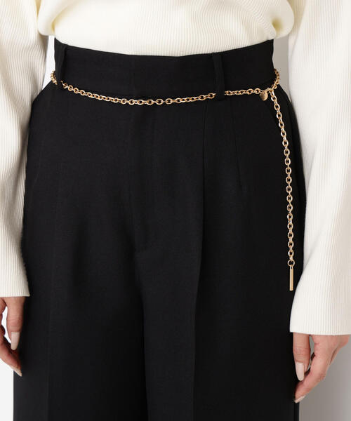 谷川菜奈さんコラボ＞チェーン付きワイドパンツ / 1215230903（その他
