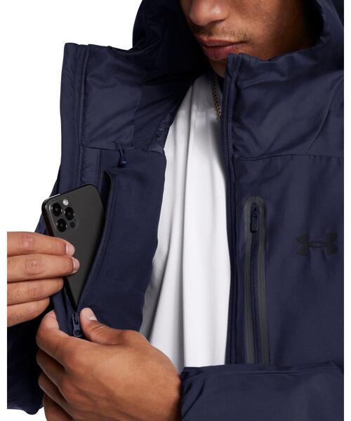 UNDER ARMOUR(アンダーアーマー)の「UAアンストッパブル インサレーテッド ジャケット(ライフスタイル/メンズ)(その他アウター・メンズ・ネイビー・3XL/M/L/S/XL/2XL)」の6枚目の写真