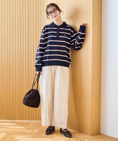 coen（コーエン）の「バイオウォッシュコーデュロイワイドパンツ（その他パンツ・レディース・ナチュラル/ライトピンク/ブラウン・S/M/L）」の7枚目の写真