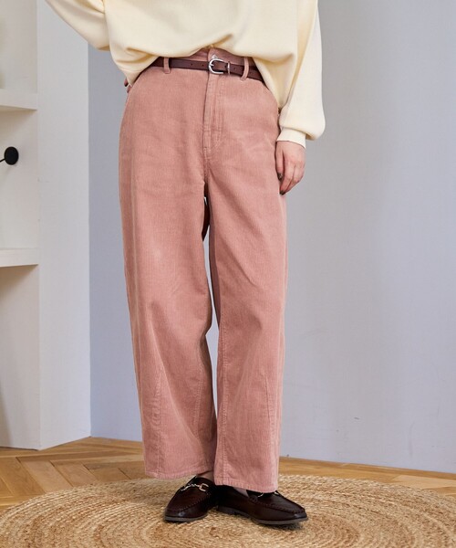 セール】バイオウォッシュコーデュロイワイドパンツ（その他パンツ
