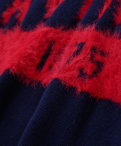 AVIREX（アヴィレックス）の「《直営店限定》LOGO SHAGGY TOPS/ロゴシャギートップス（ニット/セーター・レディース・ネイビー/その他5・F）」の10枚目の写真