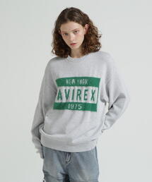 AVIREX | 《直営店限定》LOGO SHAGGY TOPS/ロゴシャギートップス(ニット/セーター)
