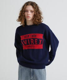 AVIREX | 《直営店限定》LOGO SHAGGY TOPS/ロゴシャギートップス(ニット/セーター)