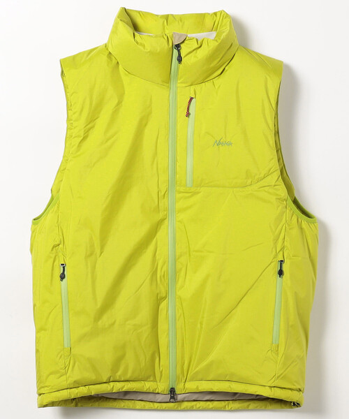 NANGA（ナンガ）の「NANGA/ナンガ AURORA TEX STAND COLLAR DOWNVEST（ダウンベスト・メンズ・ブラック/ベージュ/グレー/レモンイエロー・X-LARGE/LARGE/MEDIUM）」の4枚目の写真