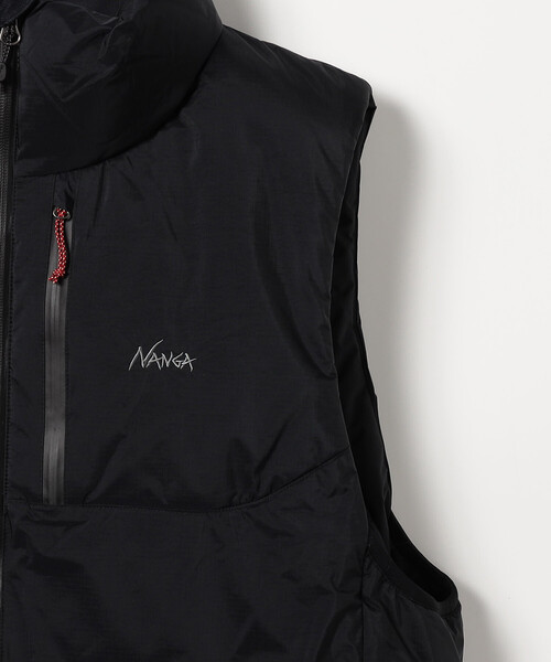 NANGA（ナンガ）の「NANGA/ナンガ AURORA TEX STAND COLLAR DOWNVEST（ダウンベスト・メンズ・ブラック/ベージュ/グレー/レモンイエロー・X-LARGE/LARGE/MEDIUM）」の15枚目の写真