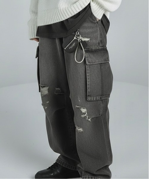 セール】【OKUOKU 0909】シンプルモード キーケース＆チェーン oku