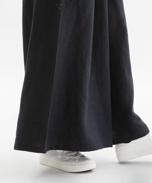 セール】リネンビエラ起毛フレアーマキシパンツ（その他パンツ）｜nop