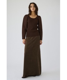 RIM.ARK（リムアーク）の「Vintage like F/Suede SK ビンテージライクフェイクスエードスカート（スカート・レディース）」