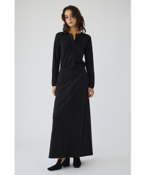 RIM.ARK（リムアーク）の「Vintage like F/Suede SK ビンテージライクフェイクスエードスカート（スカート・レディース・ブラック/カーキ・38/36）」の3枚目の写真