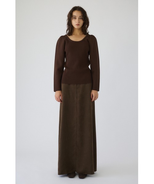 RIM.ARK（リムアーク）の「Vintage like F/Suede SK ビンテージライクフェイクスエードスカート（スカート・レディース・ブラック/カーキ・38/36）」の17枚目の写真