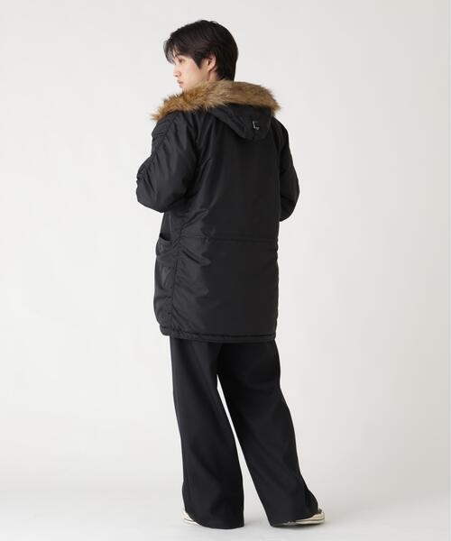 Alpha Industries(アルファインダストリーズ)の「Alpha Industries/アルファ インダストリーズ/N-3B OXFORD PARKA/エヌスリービー オックスフォード パーカー(モッズコート・メンズ・ブラック/オリーブ系・L/M/S/XL)」の12枚目の写真