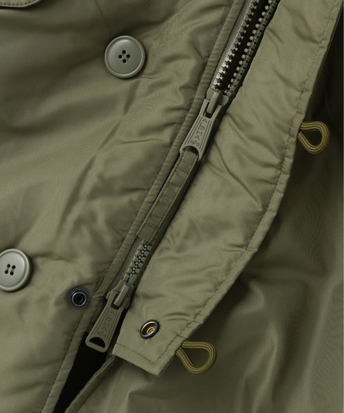 Alpha Industries（アルファインダストリーズ）の「Alpha Industries/アルファ インダストリーズ/N-3B OXFORD PARKA/エヌスリービー オックスフォード パーカー（モッズコート・メンズ・ブラック/オリーブ系・L/M/S/XL）」の8枚目の写真