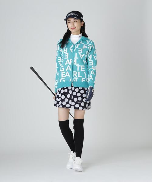 セール】【PEARLY GATES】12Gダブルジャガードロゴ総柄フルジップ