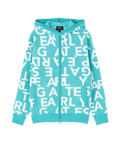 セール】【PEARLY GATES】12Gダブルジャガードロゴ総柄フルジップ