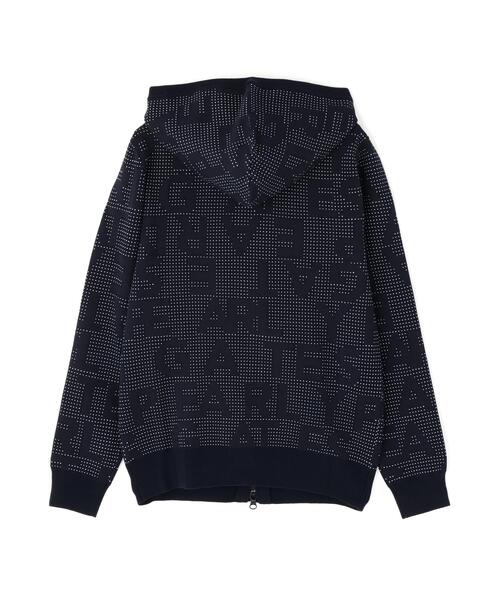 セール】【PEARLY GATES】12Gダブルジャガードロゴ総柄フルジップ