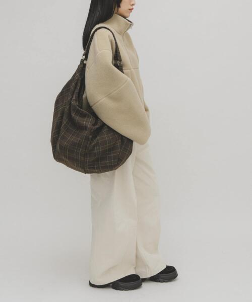 KBF（ケイビーエフ）の「ウールミックス2WAYイージーBAG（トートバッグ・レディース・グレー系その他/ブラウン系その他・ONE）」の8枚目の写真