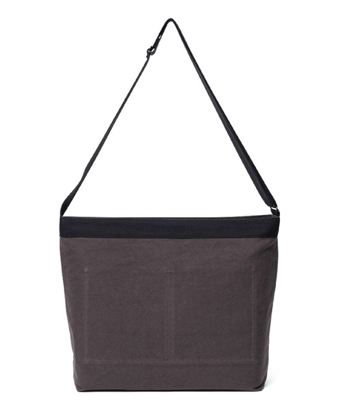 MARGARETHAWELL ideaダークグレー ショルダーバッグ MARGARET HOWELL idea（マーガレット・ハウエル アイデア）Big logo