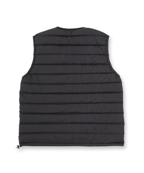 DANTON（ダントン）の「◆DANTON（ダントン）INNER DOWN CREWNECK VEST｜ベスト（ダウンベスト・メンズ・ブラック・91/92/94）」の3枚目の写真