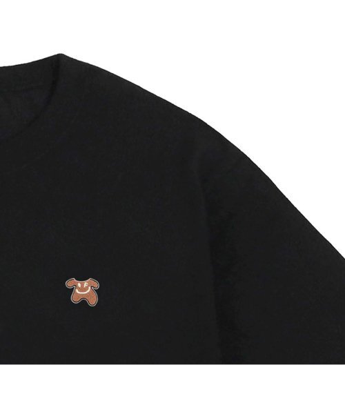GRAVER（グレーバー）の「[UNISEX]スモールベアボディスマイル半袖_ブラック（Tシャツ/カットソー・レディース・ブラック・MEDIUM/LARGE/X-LARGE/SMALL）」の2枚目の写真