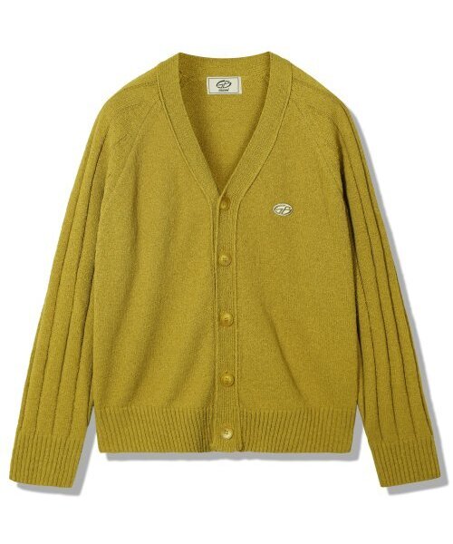GUBIN(グビン)の「ラグランパターンブークルカーディガン - オリーブ(カーディガン/ボレロ・レディース・その他・MEDIUM/LARGE)」の2枚目の写真