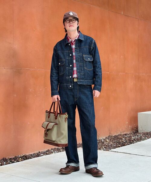 OUTSTANDING(アウトスタンディング)の「SELVEDGE DENIM 2ND JACKET_INDIGO(デニムジャケット・レディース・その他・SMALL/MEDIUM/LARGE/X-LARGE/X-SMALL)」の17枚目の写真