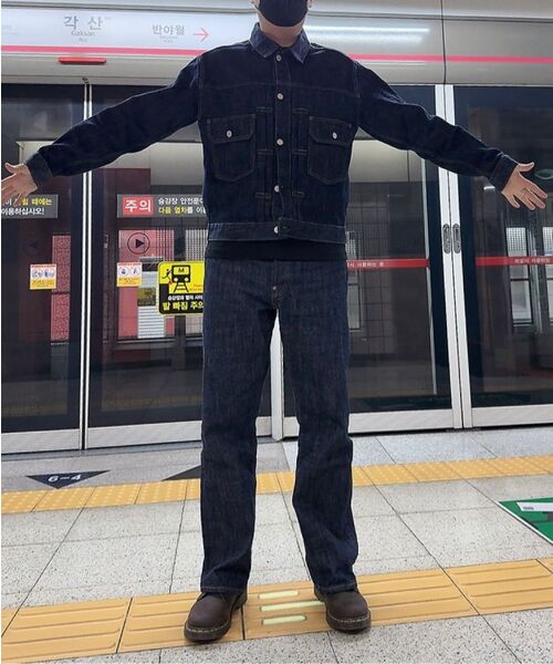 OUTSTANDING(アウトスタンディング)の「SELVEDGE DENIM 2ND JACKET_INDIGO(デニムジャケット・レディース・その他・SMALL/MEDIUM/LARGE/X-LARGE/X-SMALL)」の18枚目の写真