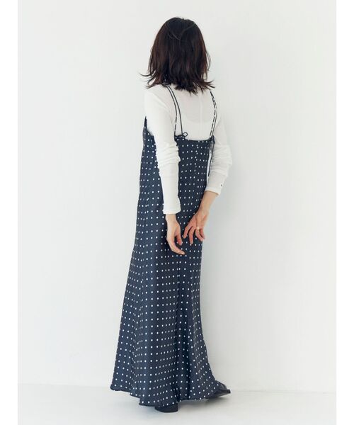 Ungrid（アングリッド）の「フィットフレアキャミワンピース（ワンピース・レディース・ブラック/オフホワイト/その他1・FREE）」の7枚目の写真