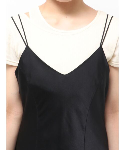 Ungrid（アングリッド）の「フィットフレアキャミワンピース（ワンピース・レディース・ブラック/オフホワイト/その他1・FREE）」の21枚目の写真