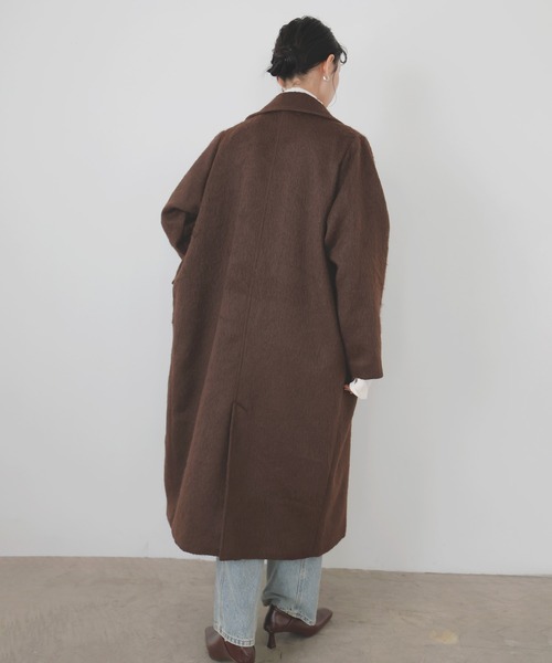 シャギーダブルロングコート（チェスターコート）｜LIAN（リアン）の