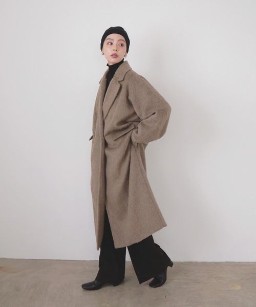 シャギーダブルロングコート（チェスターコート）｜LIAN（リアン）の