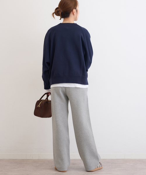 JOURNAL STANDARD relume（ジャーナルスタンダード　レリューム）の「《追加》ニットストレートパンツ（その他パンツ・レディース・ライトグレー/ブラック/アイボリー・FREE）」の12枚目の写真