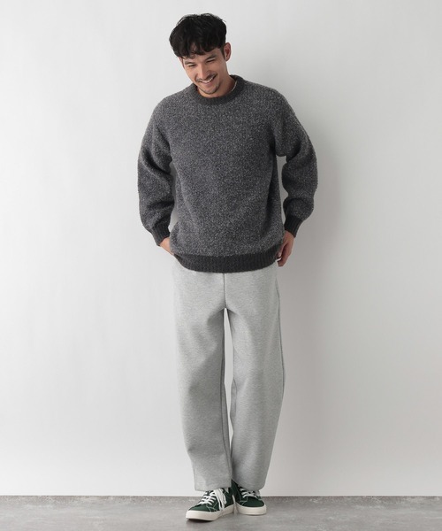 FOUND GOOD（ファウンドグッド）の「ブークレーニット（ニット/セーター・メンズ・ネイビー/ブラック/ブラウン系/グレー系5・L/M/S/XL）」の9枚目の写真