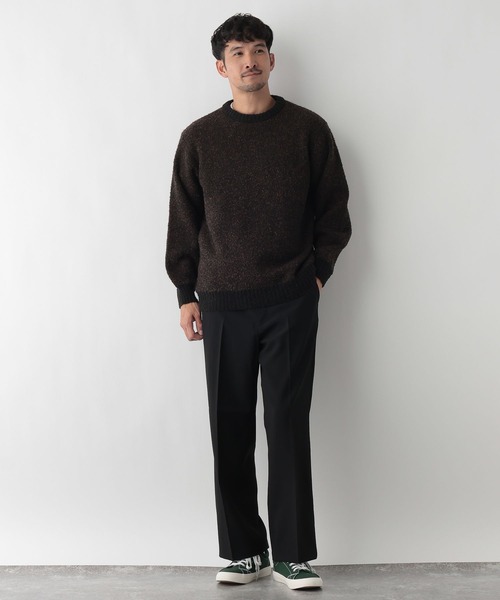 FOUND GOOD（ファウンドグッド）の「ブークレーニット（ニット/セーター・メンズ・ネイビー/ブラック/ブラウン系/グレー系5・L/M/S/XL）」の20枚目の写真