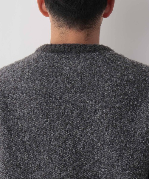 FOUND GOOD（ファウンドグッド）の「ブークレーニット（ニット/セーター・メンズ・ネイビー/ブラック/ブラウン系/グレー系5・L/M/S/XL）」の19枚目の写真