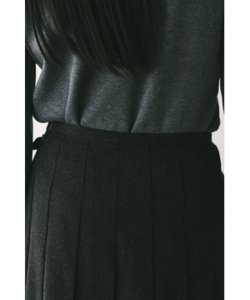 STYLEMIXER（スタイルミキサー）の「ボックスタックラップスカート（スカート・レディース・ライトブラウン/チャコールグレー・SMALL/MEDIUM）」の17枚目の写真